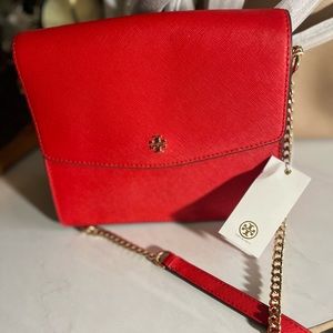 Tory Burch purse still new with tags beautiful red